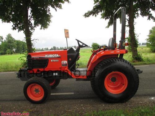 Kubota B7800 specificaties