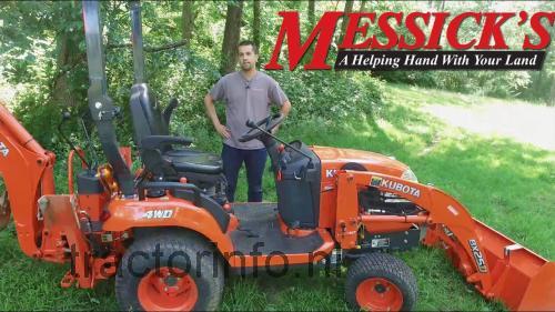 Kubota BX25 specificaties 